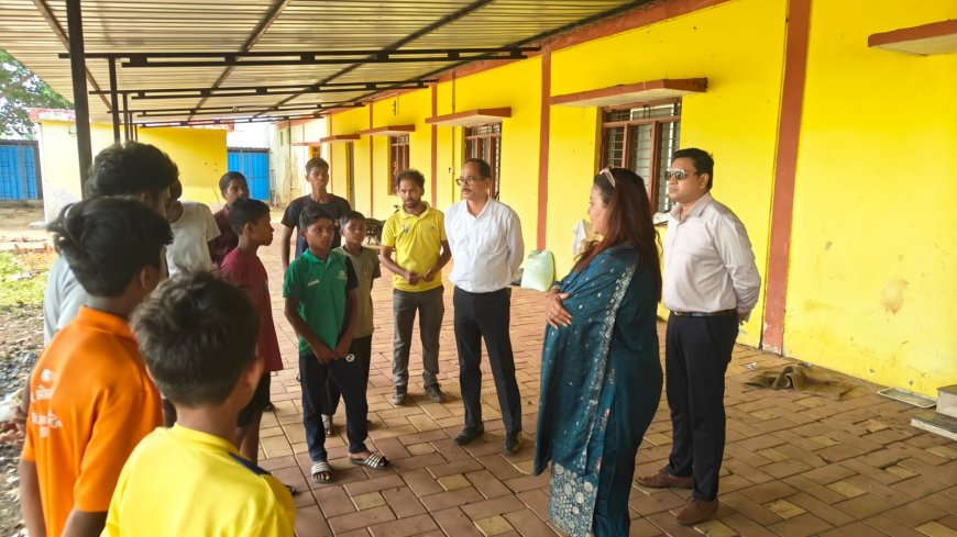खेल एवं युवा कल्याण विभाग की संचालक ने किया दौरा,खिलाड़ियों को मिलेंगी विश्वस्तरीय सुविधाएं