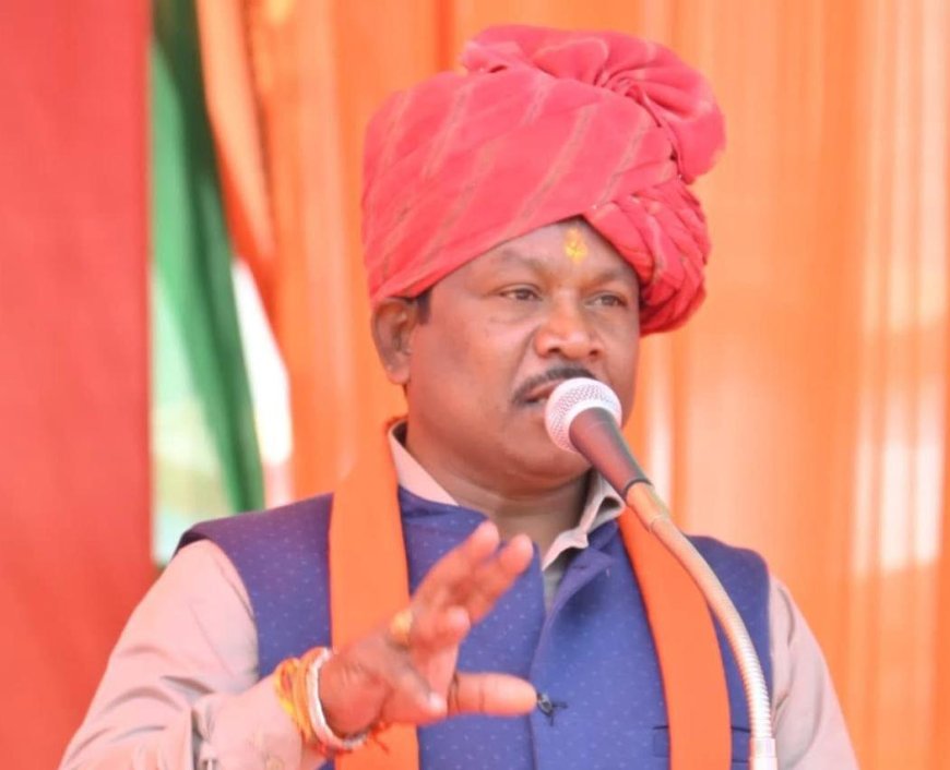 नक्सल मुक्त बस्तर के संकल्प की होगी सिद्धि,'सेवा डेरा' मॉडल से बदलेगी बस्तर की तस्वीर: महेश कश्यप