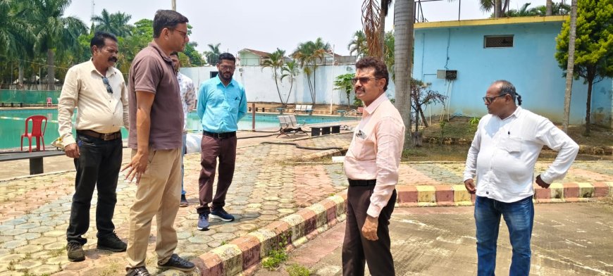 नेताजी सुभाष चंद्र बोस तरणताल जल्द होगा शुरू, महापौर ने किया निरीक्षण, जल्द खुलेगा स्विमिंग पूल