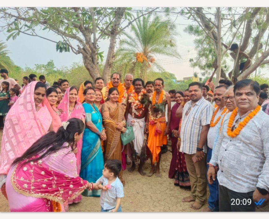 अघनपुर के जलनी माता मंदिर और झाड़ेश्वर मंदिर में आयोजित वार्षिक जात्रा में शामिल हुए कुमार जयदेव