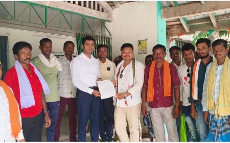 ग्राम पिपलावंड जामगुड़ा के किसानों की भूमि पर प्रस्तावित वन विभागीय तालाब निर्माण कार्य रोकने एवं किसानों के अधिकारों की रक्षा की मांग
