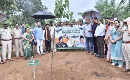 विश्व पर्यावरण दिवस पर बस्तर सांसद महेश कश्यप ने किया पौधरोपण,'एक पेड़ माँ के नाम' अभियान को दिया बढ़ावा