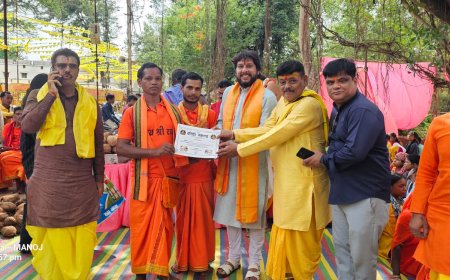 विश्व शांति हरिहर महायज्ञ महाभडारा में शामिल हुए कुमार विजित देव बस्तर वासियों की शान्ति एवं खुशहाली की कामना की!