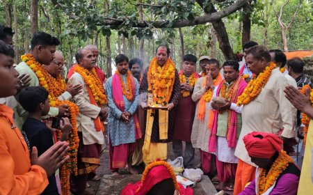 ग्राम बड़े देवड़ा में प्रसिद्ध बाबा भैरव जात्रा का आयोजन , सुकमा जमींदार कुमार जयदेव हुए शामिल