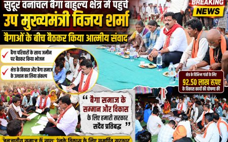 सुदूर वनांचल बैगा बाहुल्य क्षेत्र में पहुंचे उप मुख्यमंत्री, बैगाओं के बीच बैठकर किया आत्मीय संवाद