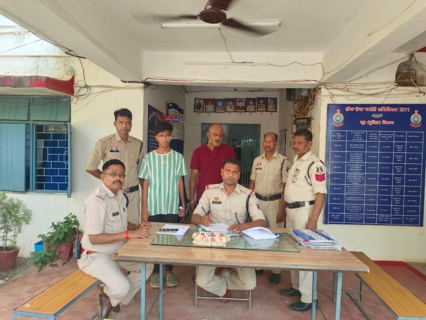 बोधघाट थाना क्षेत्र में युवाओं को नशे की ओर धकेलने वालो के खिलाफ बस्तर पुलिस की लगातार कार्यवाही