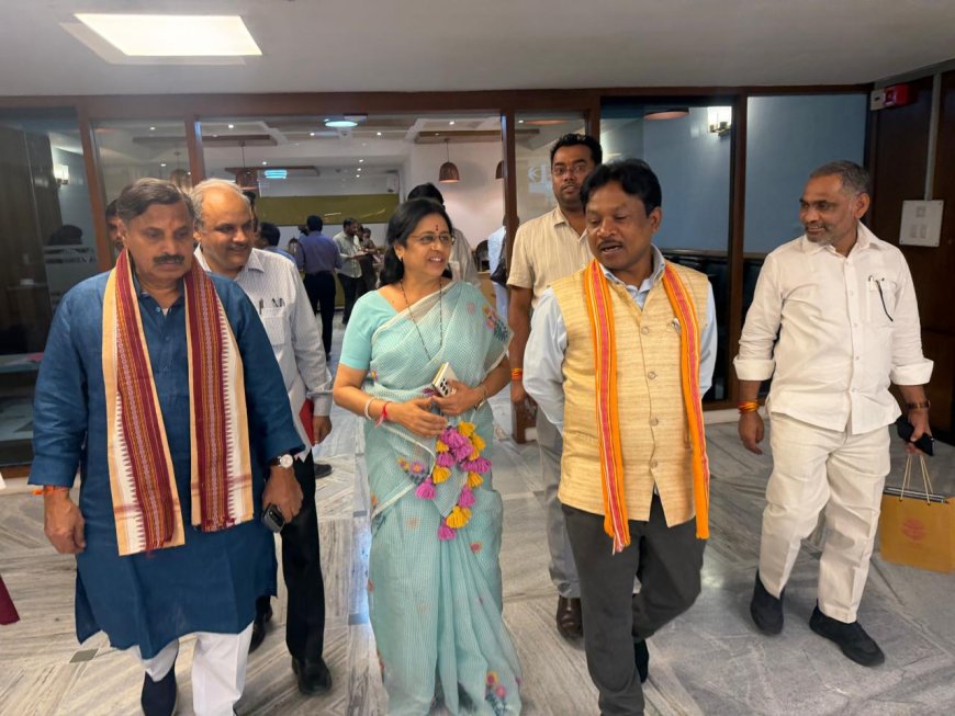 संसदीय स्थाई समिति की पहली बैठक संपन्न,बस्तर सांसद महेश कश्यप हुए शामिल