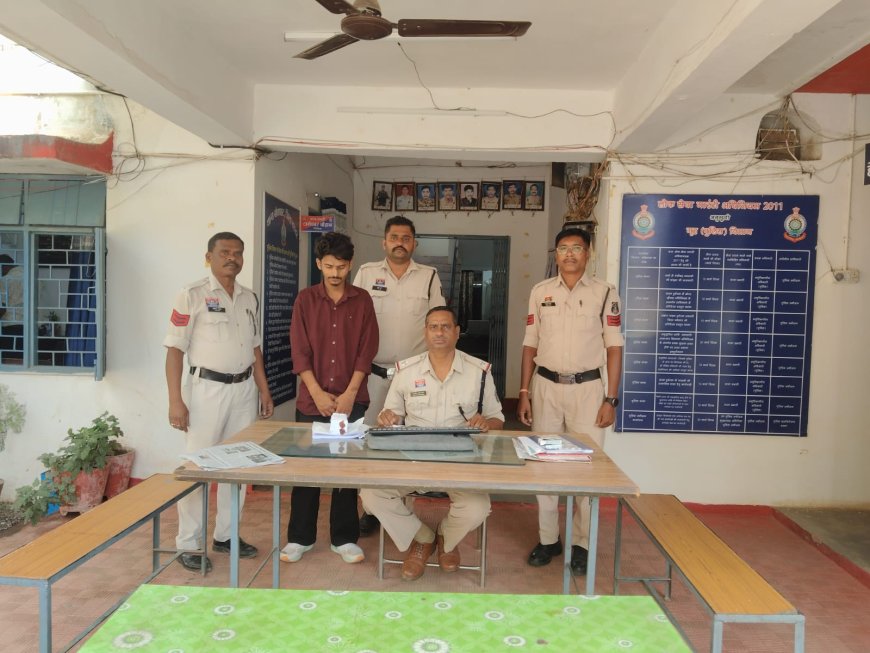 बोधघाट थाना क्षेत्र में युवाओं को नशे की ओर धकेलने वालो के खिलाफ बस्तर पुलिस की लगातार कार्यवाही