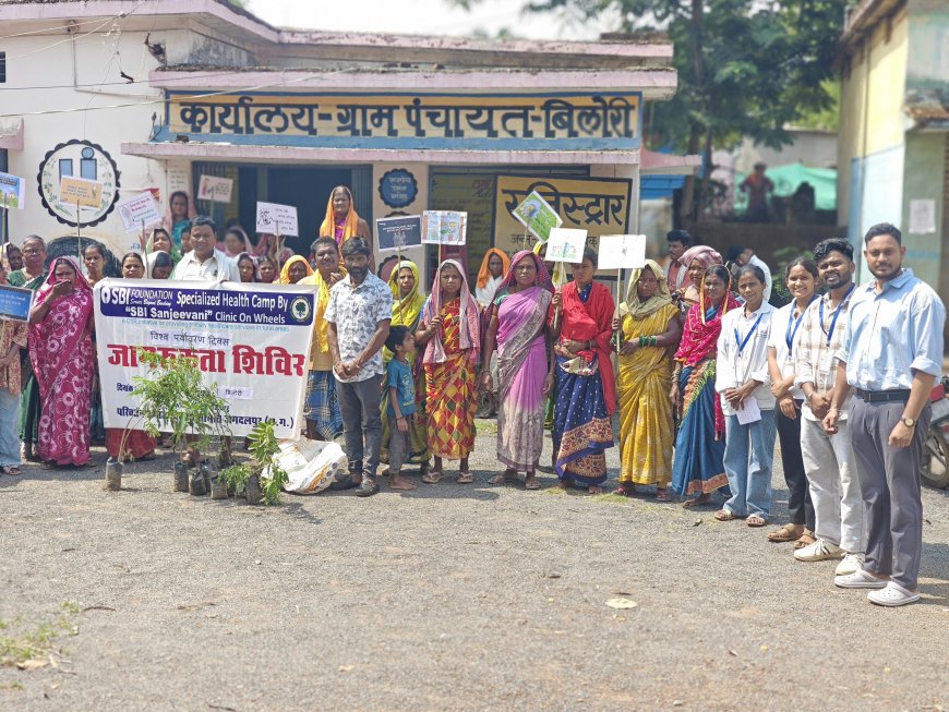 बिल्लोरी गांव में विश्व पर्यावरण दिवस पर चला जागरूकता अभियान, 81 ग्रामीण हुए शामिल