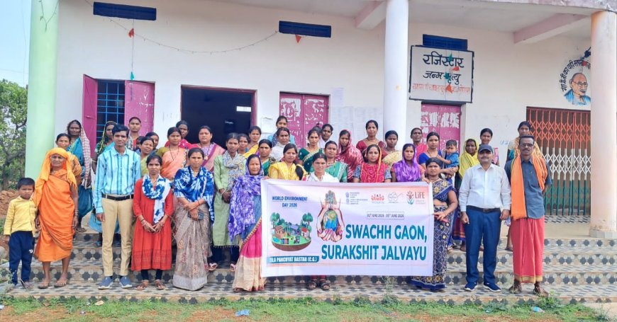 पर्यावरण संरक्षण की दिशा में बुरुन्दवाड़ा और बिलोरी पंचायत की अनूठी पहल, ग्रामीणों ने सीखी कचरा प्रबंधन की तकनीक, ली हरित शपथ