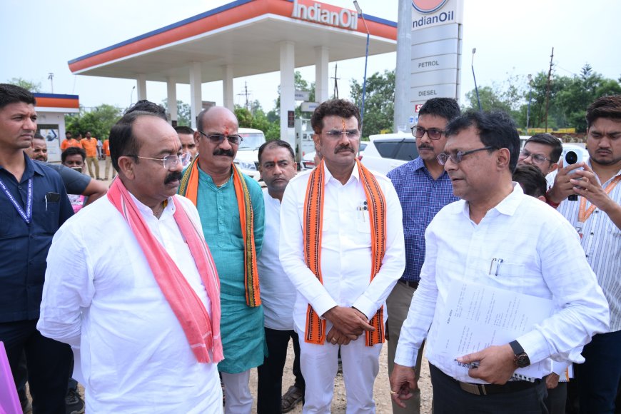 उप मुख्यमंत्री अरूण साव द्वारा निर्माण कार्यों के गहन निरीक्षण का दौर जारी, पुल, सड़क, रेलवे ओवरब्रिज और जल जीवन मिशन के कार्यों का लिया जायजा