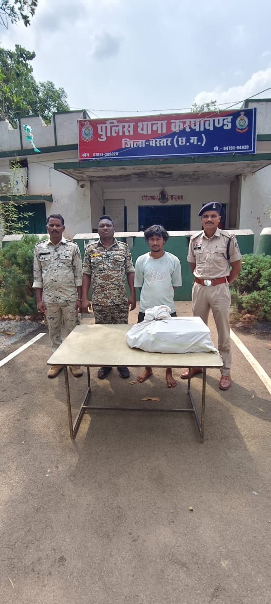 मध्यप्रदेश की अवैध शराब रखकर बिक्री करने वाले आरोपी को थाना करपावड के द्वारा आबकारी एक्ट में किया गया गिरफ्तार