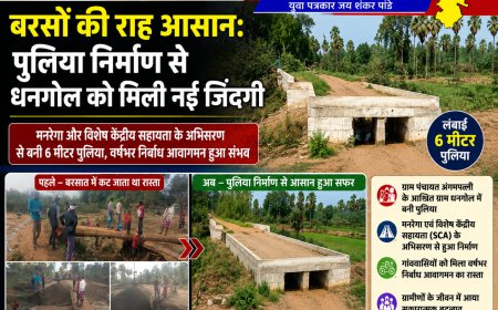 बरसों की राह आसान: पुलिया निर्माण से धनगोल को मिली नई जिंदगी