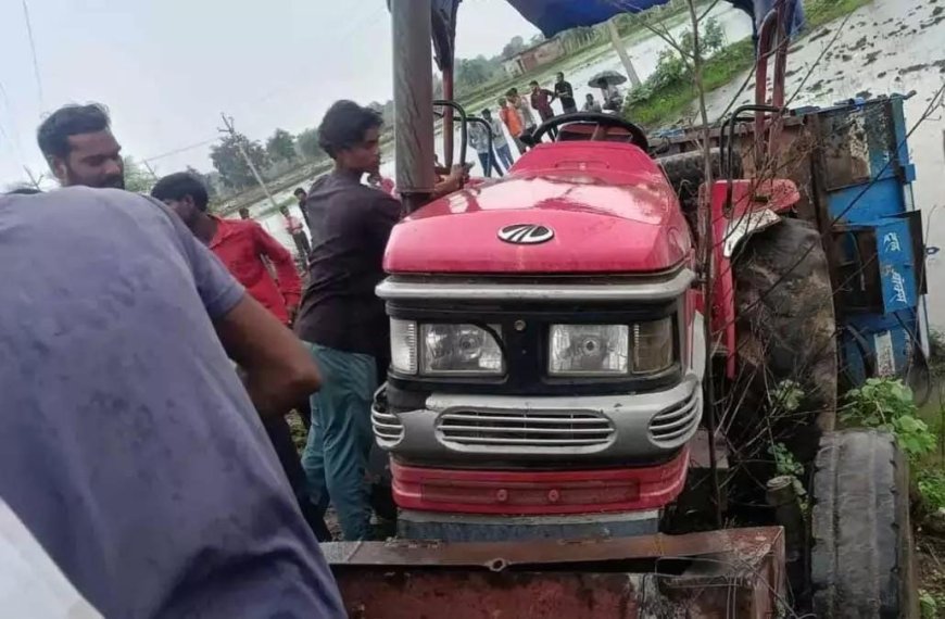 सरपंच की लापरवाही से रोपा लगाने जा रही दो महिलाओं की मौत, ट्रैक्टर पलटा
