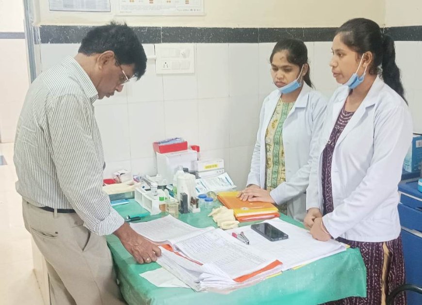 सीएमएचओ ने किया पीएचसी आड़ावाल एवं सीएचसी नानगुर का औचक निरीक्षण, मौसमी बीमारियों के रोकथाम एवं उपचार पर जोर