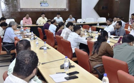 समय-सीमा की बैठक में कलेक्टर ने दिए त्वरित क्रियान्वयन के निर्देश, जनकल्याणकारी योजनाओं सर्वे कार्यों और स्वतंत्रता दिवस तैयारियों की समीक्षा