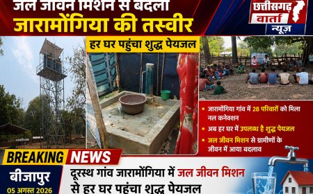 जल जीवन मिशन से बदली जारामोंगिया की तस्वीर, हर घर पहुंचा शुद्ध पेयजल