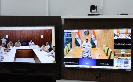बाढ़ नियंत्रण की तैयारियों को लेकर राष्ट्रीय आपदा प्रबंधन प्राधिकरण द्वारा बाढ़ नियंत्रण को लेकर कान्फ्रेंस