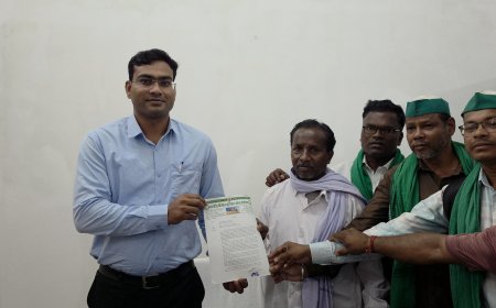 भारत-अमेरिका ट्रेड डील से किसानों के हित प्रभावित होने की आशंका, खाद की कालाबाजारी और स्मार्ट मीटर के विरोध में भारतीय किसान यूनियन टिकैत ने  कलेक्टर सौंपा ज्ञापन।
