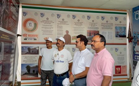 विभाजन की विभीषिका, वंदे मातरम् और तिरंगा यात्रा पर आधारित छायाचित्र प्रदर्शनी का आयोजन