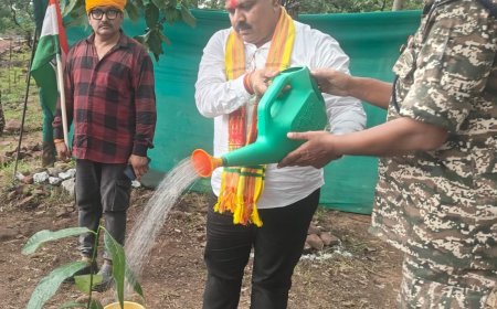 कर्रेगुट्टा पर पहुंची बस्तर तिरंगा यात्रा, उप मुख्यमंत्री विजय शर्मा ने फहराया तिरंगा