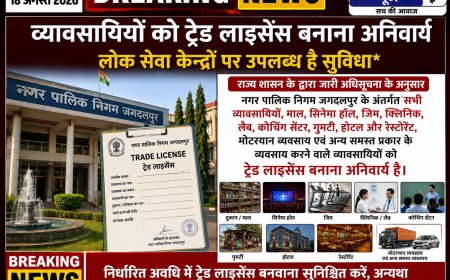 व्यावसायियों को ट्रेड लाइसेंस बनाना अनिवार्य,लोक सेवा केन्द्रों पर उपलब्ध है सुविधा