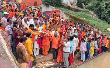 सावन के तृतीय सोमवार पर रामपाल कांवड़ यात्रा में उमड़ा आस्था का सैलाब : कैलाश ठाकुर