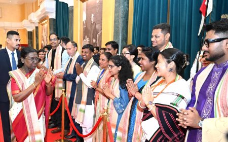 राष्ट्रपति भवन की खास मेहमान बनीं बीजापुर की आंगनबाड़ी कार्यकर्ता – चंदना तिपनपल्ली