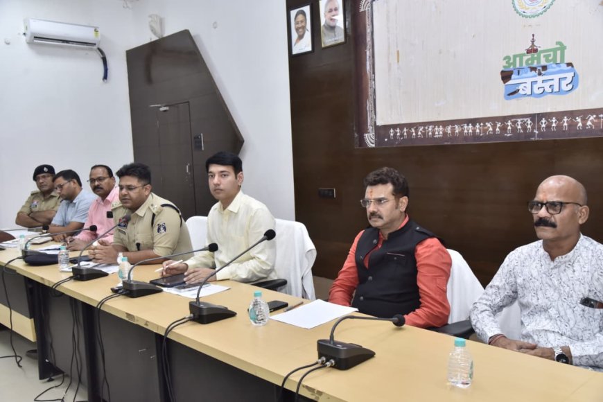 बस्तर चैंबर ऑफ कॉमर्स, परिवहन संघ, व्यापारी संघ, जनप्रतिनिधियों, नगर निगम, पुलिस एवं जिला प्रशासन ने किया विचार-विमर्श