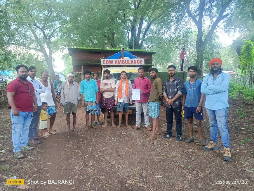 धनियालुर ग्राम पंचायत ने सात गौवंशों का किया गौदान,गौ सेवकों द्वारा चलाया जा रहा ‘गौ दान अभियान
