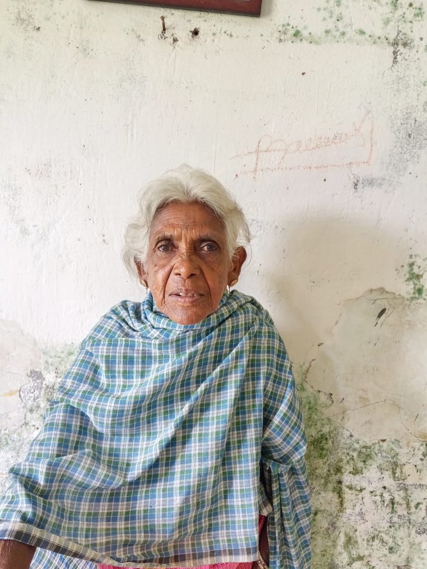 बीजापुर जिले की 72 वर्षीय हेमला मल्ले, महतारी वंदन योजना बनी बुढ़ापे की लाठी