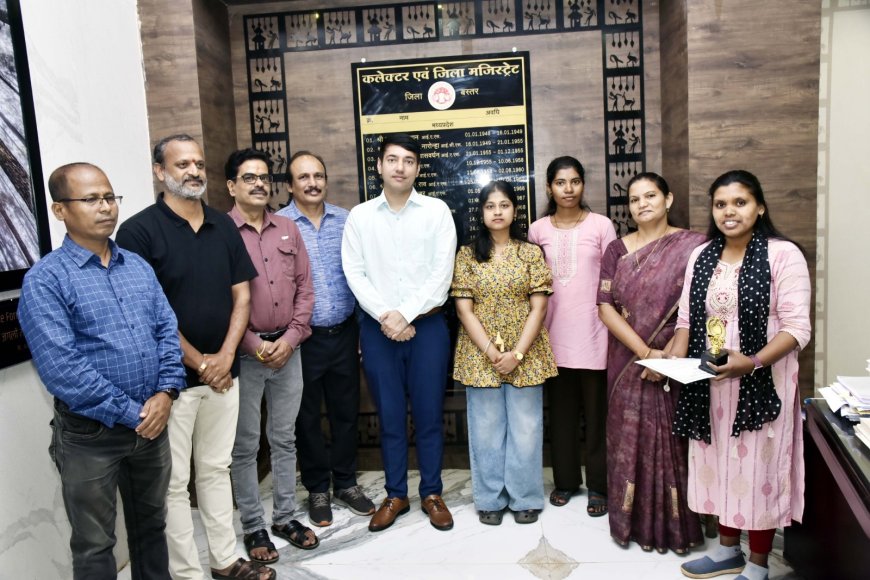 बस्तर के ज्ञानगुड़ी से निकले चार हीरे, पहले ही राउंड में एमबीबीएस सीट पक्की, कलेक्टर ने टैबलेट देकर बढ़ाया हौसला