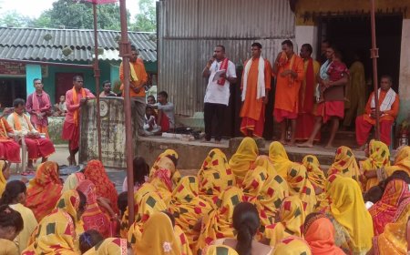 बिंता के हर्राकोडेर में धूमधाम से मना धरणीधर दिवस,समाज की एकता, संगठन और शिक्षा को लेकर हुआ मंथन