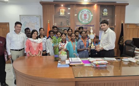 राज्य स्तरीय शालेय क्रीड़ा प्रतियोगिता में 8 स्वर्ण, 14 रजत और 8 कांस्य पदक जीतकर बढ़ाया जिले का मान