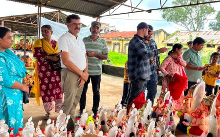 गणेश प्रतिमा बिक्री के लिए पुरानी कृषि मंडी बनी सुविधाजनक बाजार