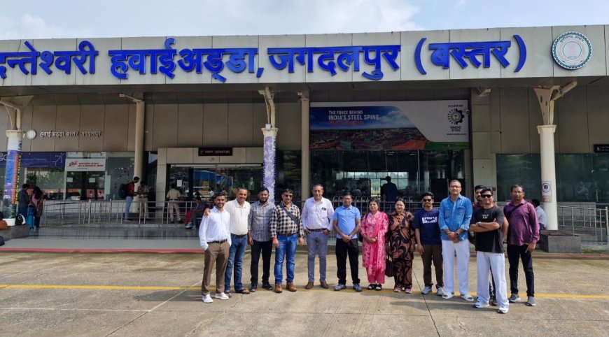 बस्तर के पत्रकारों का पुणे-मुंबई राष्ट्रीय अध्ययन दौरा शुरू